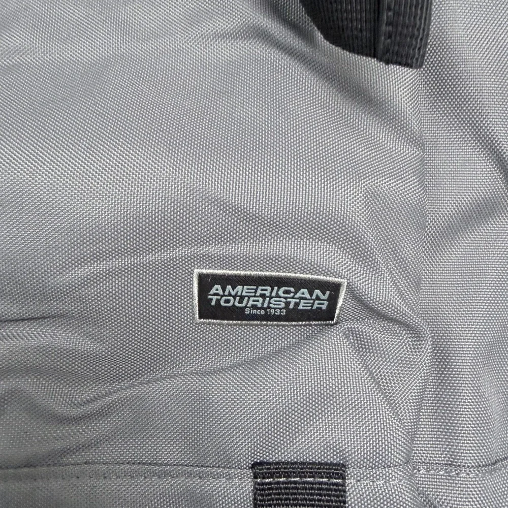 American Tourister Embark Computer‎ Backpack Grey eBay Logo Laptop Bag New